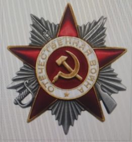 Орден отечественной войны  2 степени