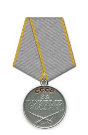 За боевые заслуги