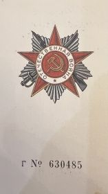 Орден Отечественной войны II степени