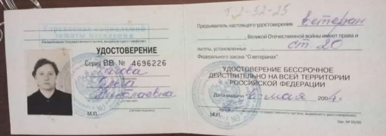 Ветеран Великой Отечественной Войны