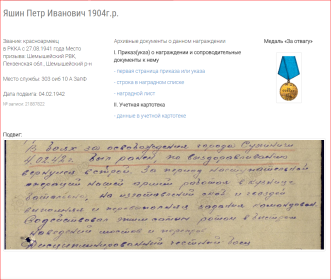 Медаль "За Отвагу"