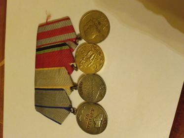 Медали "За отвагу", "За боевые заслуги"