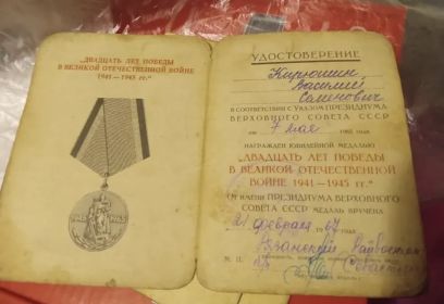 Юбилейная медаль