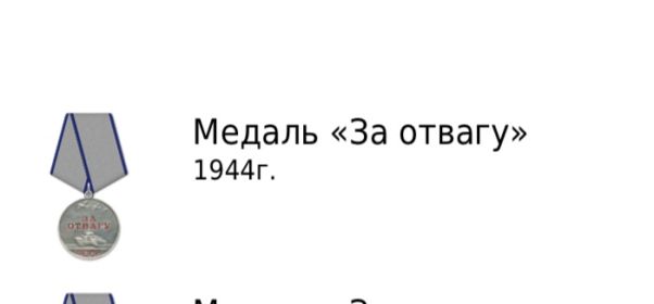 Медаль «За отвагу»