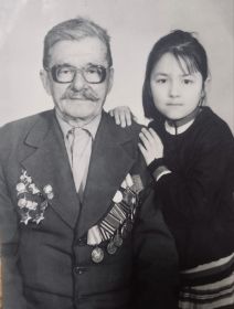 Ордена Отечественной войны I,II степени, Красной Звезды 2 кав, медали "За отвагу", "За победу над Германией в Великой Отечественной войне ", медаль "За оборону Москвы", медаль "Ветеран труда"