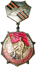 Знак "25 лет победы в Великой Отечественной войне 1941-1945 гг" (1970)