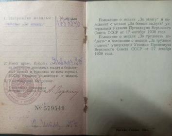 Медаль за отвагу