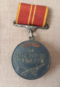 За боевые заслуги