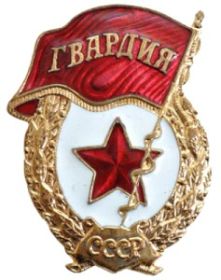 Знак гвардия