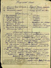 Документ о награждении орденом Отечественной войны II - степени