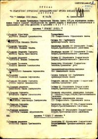 Приказ 74 гв.  стр.  Нижнеднепровской  дивизии  №  206/н  от  18 октября  1945 года_стр.1