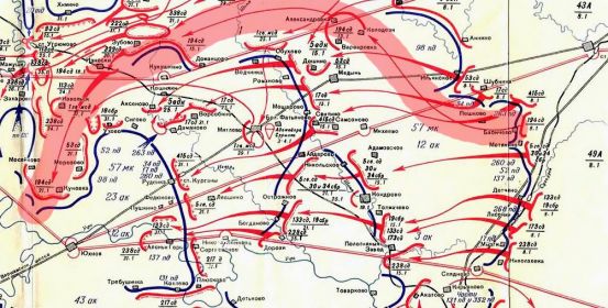 Наступательные бои на Юхновском направлении январь 1942г.