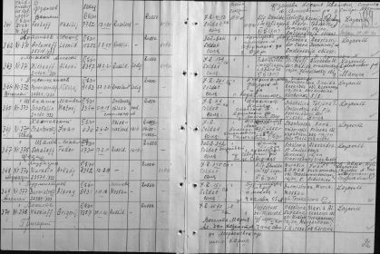 Список умерших пленных, где под N363 Михеев Алексей