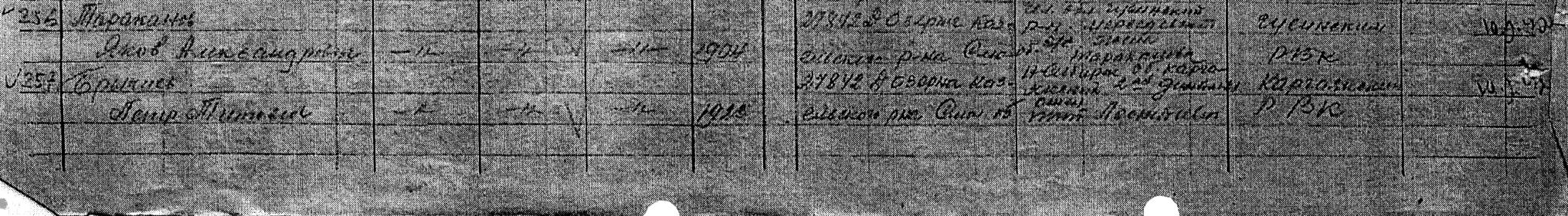Сводки о безвозвратных потерях с 20.08.-15.09.1942 в Орловской и Смоленской области стр.58 за №256-Тараканов Яков Александровия