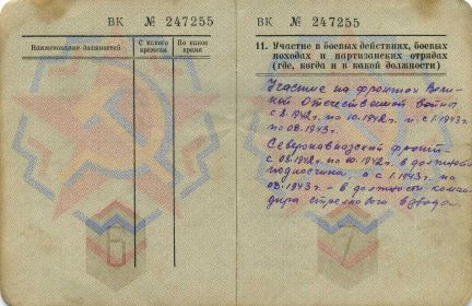 Военный билет офицера стр.4