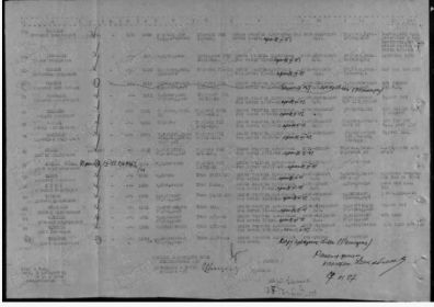 Ведомость выбытия