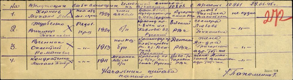 Копии архивных справок