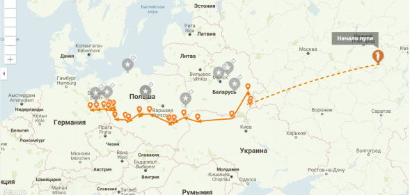 Боевой путь И.А.Бурцева