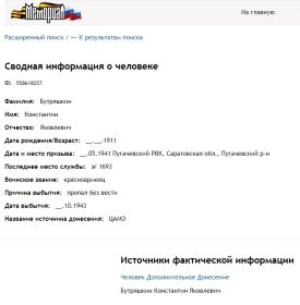 Сводная информация о человеке (2)