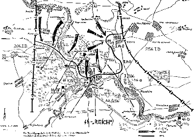 Немецкая карта, январь 1942