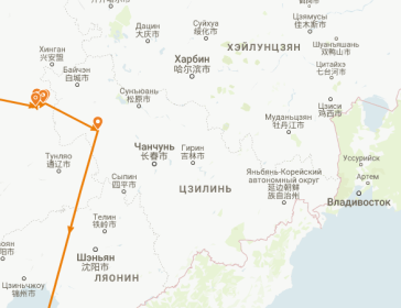 Карта с обозначением г.Чанчунь, где в 1946г служил НИ Куфтанов(есть фото)