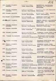 Пункт №143 Приказа о награждении Орденом "Красная звезда" от 13.05.1945г.