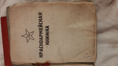 Военный билет,  Красноармейская книжка
