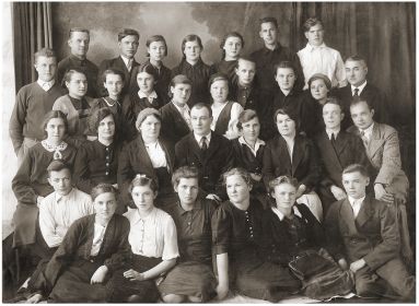 июнь 1941 год, выпускной 10 класс, г. Боровск