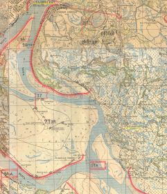 Фрагмент отчётной карты оперативной обстановки Сталинградского фронта