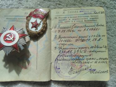 Военный билет офицера запаса вооружённых сил СССР
