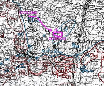 Карта 786 стрелковый полк март 1942 года