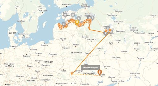 Часть Боевого Пути 326 Гв.Кр.ТСАП