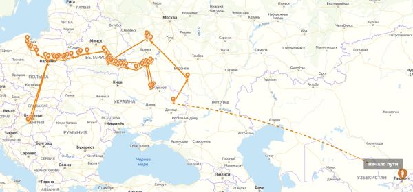 Карта боевого пути 120 стрелковый полк 69 Стрелково Севской дважды Краснознаменной орденов Суворова дивизии