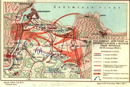 Ход боевых действий январь 1943 год