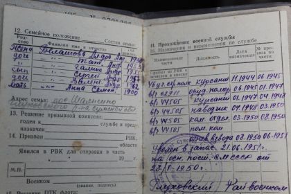 военный билет