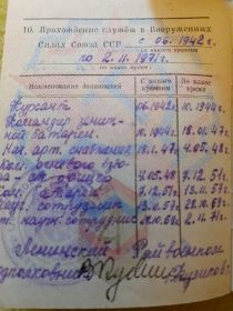 Военная книжка