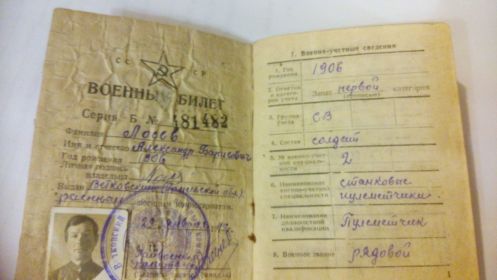 Военный билет