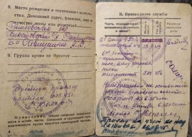 Красноармейская книжка