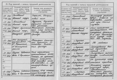 Трудовая книжка