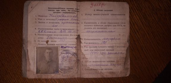 Книжка Красноармейца