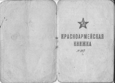 Красноармейская книжка