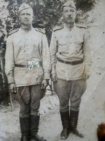 Кудик Степан Алексеевич (справа), г. Белосток, 09.08.1944