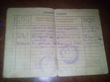 Трудовая книжка