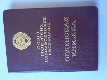 Орденская книжка