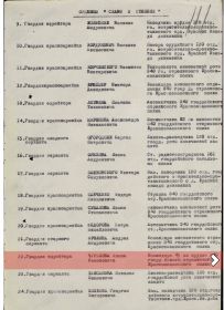 Приказ Орден Славы III степени