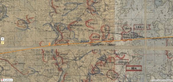 4. Карта боевой путь 682 сп 01-06.09.1941 г Пола О-36-76
