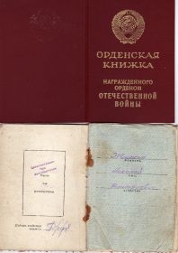 орденская книжка