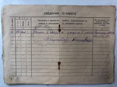 Сведения о работе