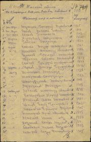 Именной список 1944 год (лист 8, под №8)
