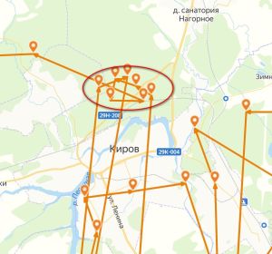 Карта с местом предполагаемой гибели красноармейца Чудакова П.Г.